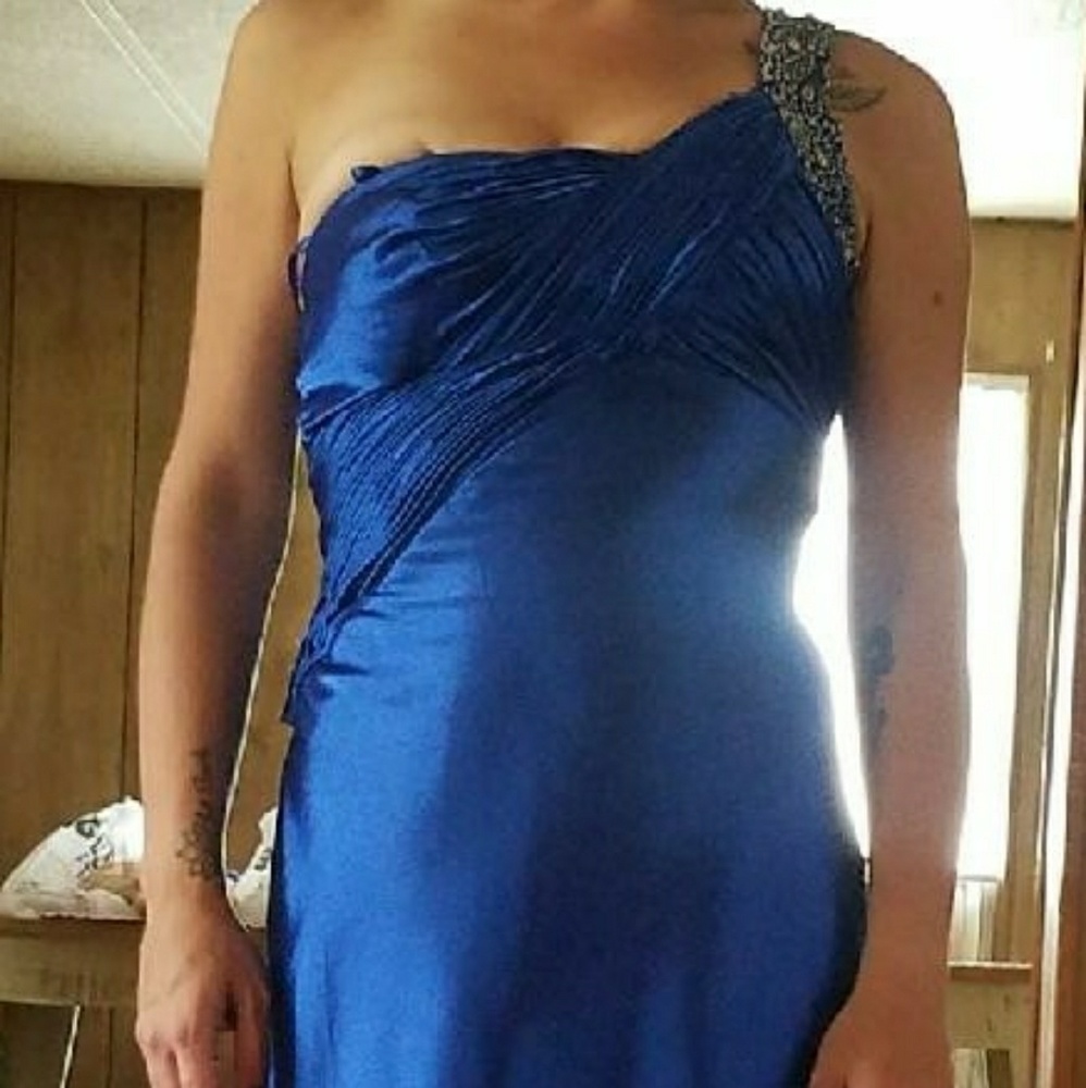 Royal blue dress